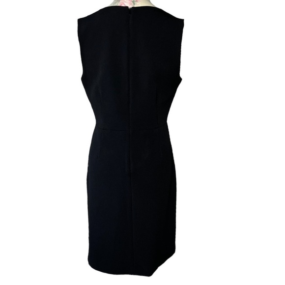 Of | Mercer Made in Mew York Black Career Sleeveless Dress, Pockets, Size 8 - Picture 4 of 14